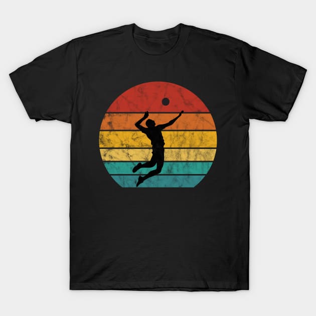 Vintage Volleyball T-Shirt by BlendedArt